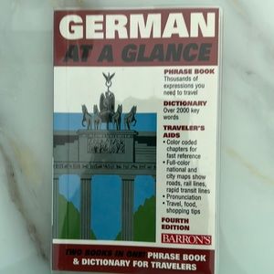 German Language At A Glance Barrons Travel Book